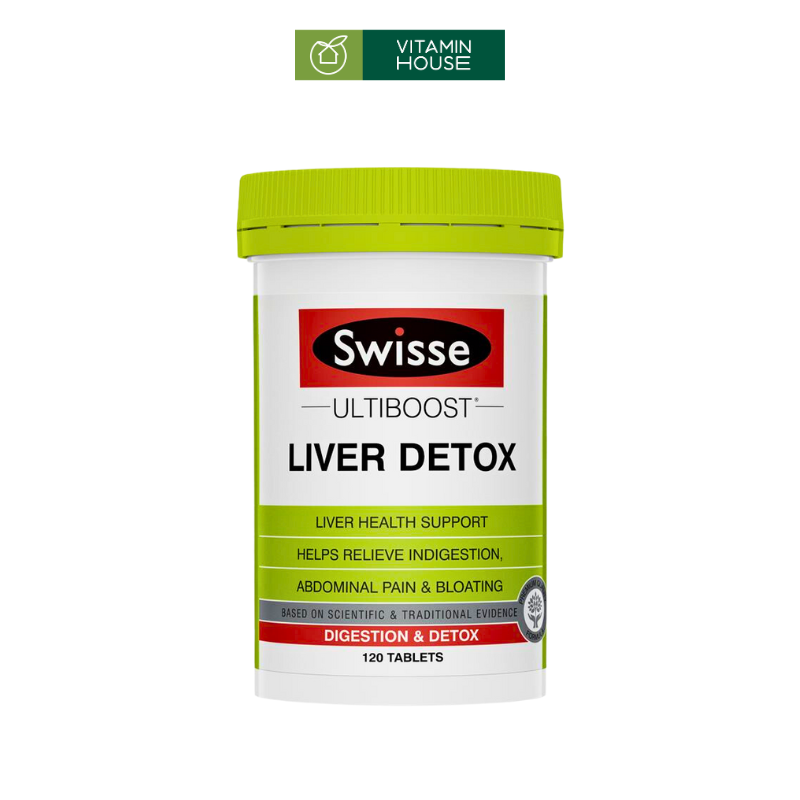 Viên Uống Thải Độc Gan Liver Detox Swisse Úc Hộp 120 Viên