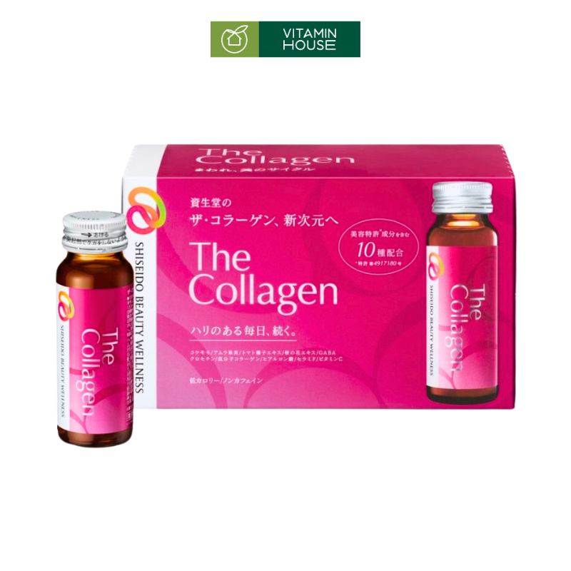 Nước Uống The Collagen Shiseido Hộp 10 Chai * 50 ml