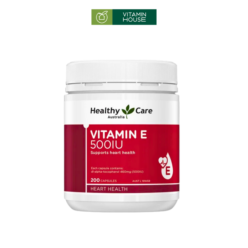 Viên uống vitamin E Healthy Care Úc 200v