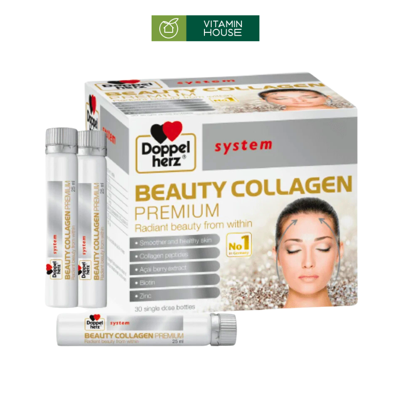 Nước Uống Beauty Collagen Doppelherz Hộp 30 Ống