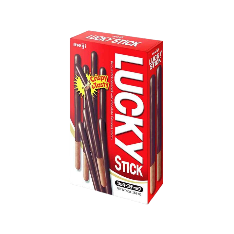 Hộp Bánh Que Meiji Lucky Nhật Ngọt Ngào Từ Xứ Sở Hoa Anh Đào