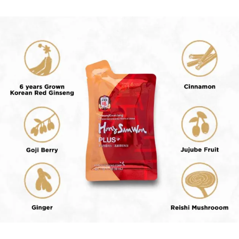Hộp Nước Hồng Sâm HongSamWon Plus+ 30 Gói