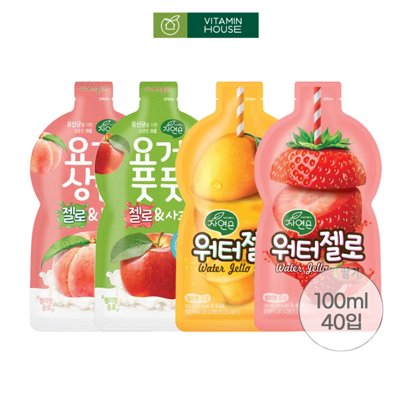 Túi Nước Thạch Vị Sữa Chua Jello Woojing 100ml