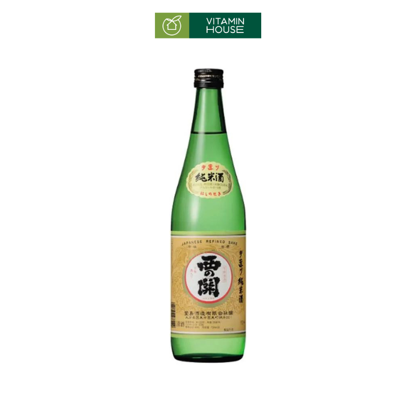 Rượu Sake Nhật Nishinoseki Junmaishu 15% Đậm Chất Truyền Thống