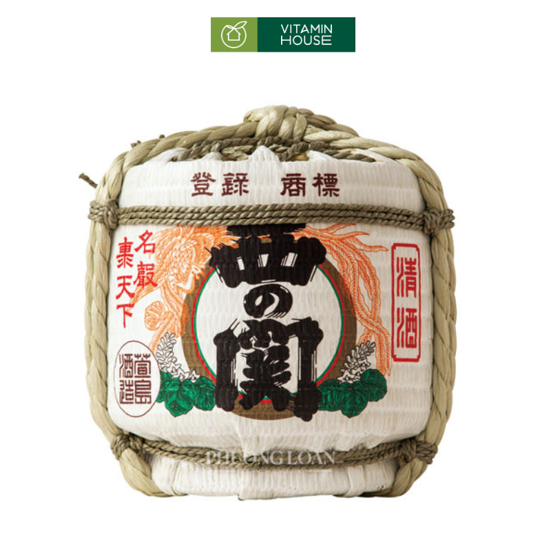 Rượu Sake Nhật NishinoSeki Hana Barrel 15% 1800ml Chất Lượng Thượng Hạng
