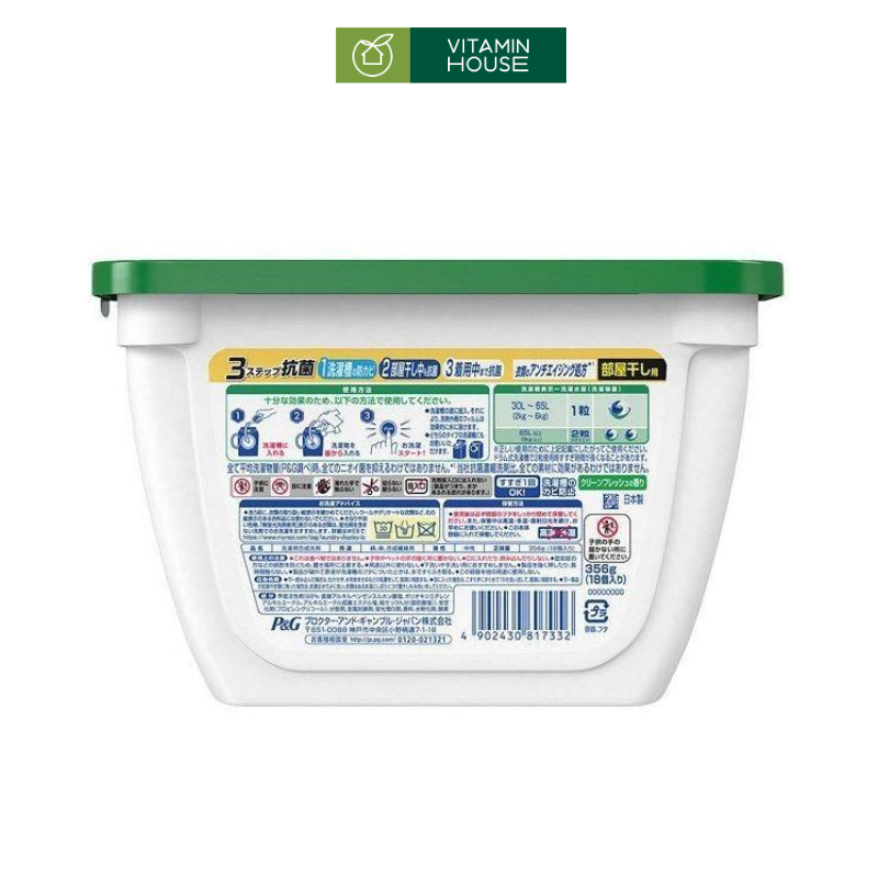 Viên Giặt Ariel Hộp Xanh Lá(18 viên)