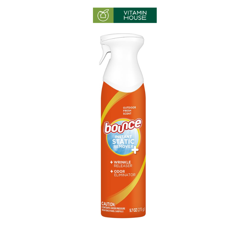 Xịt Thơm Chống Nhăn Khử Mùi Quần Áo Bounce 275g