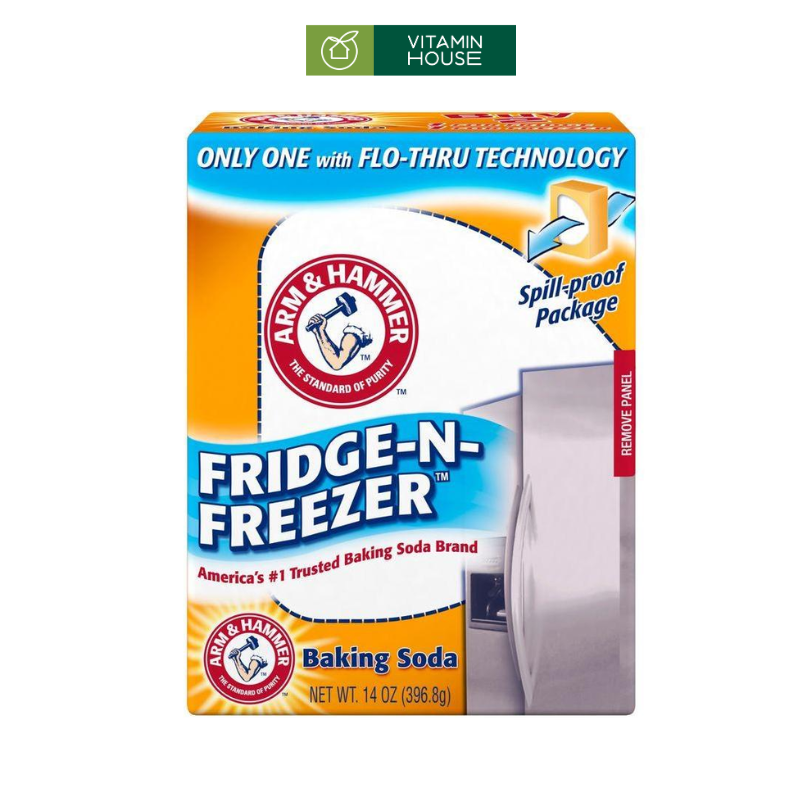 Bột khử mùi tủ lạnh Baking Soda Mỹ 397g