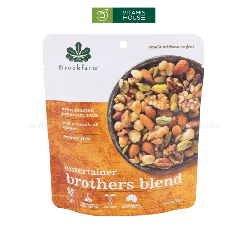 Hạt Hỗn Hợp Brookfarm Đủ Vị