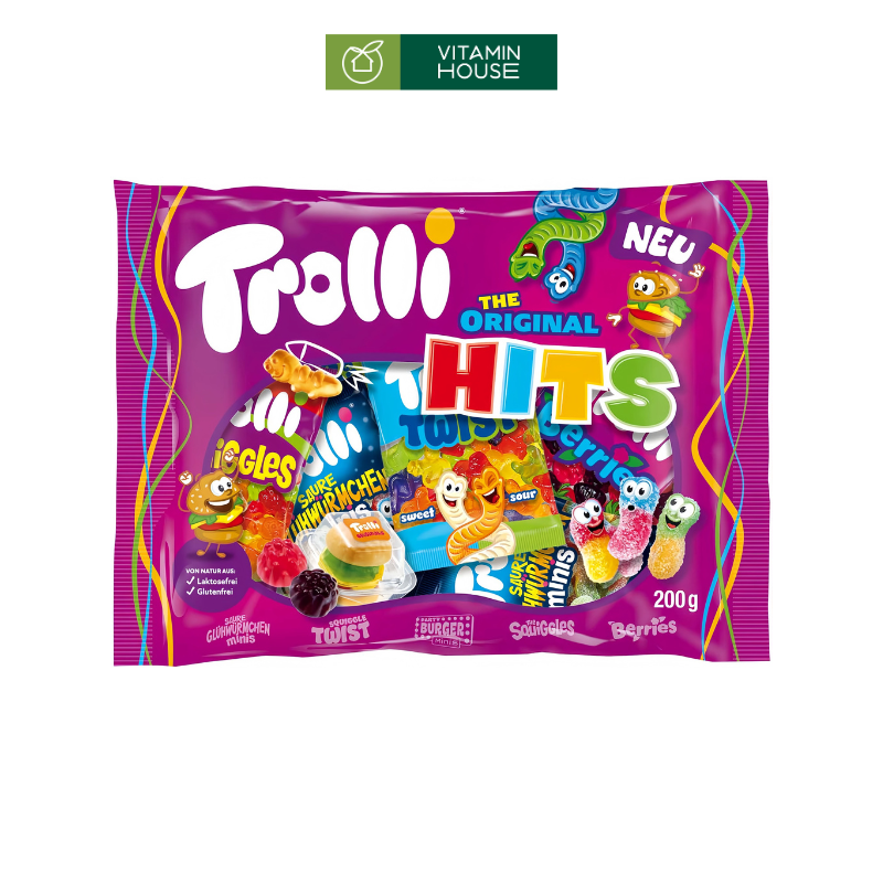 Kẹo Dẻo Trolli Gói (Nhiều Vị - Nhiều Size)