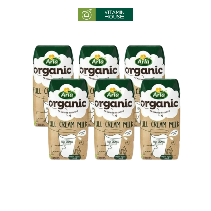Sữa Hữu Cơ Arla Organic Đan Mạch Dinh Dưỡng Tinh Khiết Từ Thiên Nhiên Châu Âu
