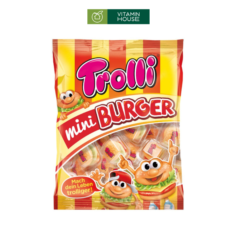 Kẹo Dẻo Mini Burger Trolli Đức (Đủ Size)