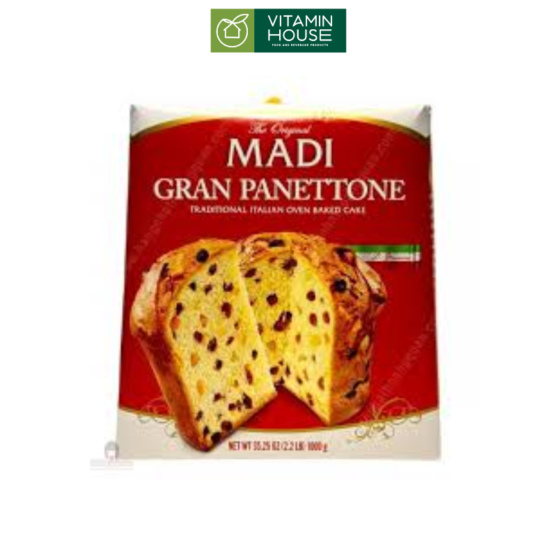 Hộp Bánh Madi Grand Panettone Ý 1KG