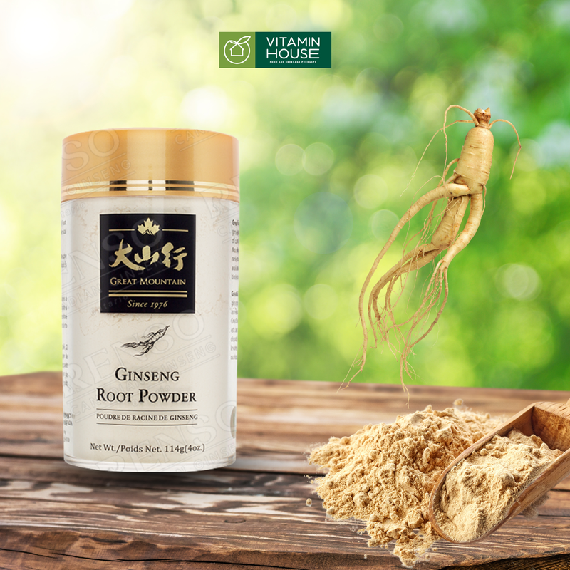 Bột nhân sâm cao cấp Great Moutain hũ 114g