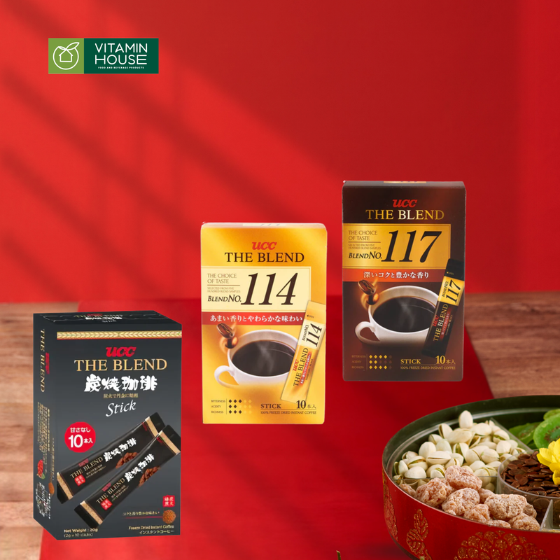 Cà Phê Hòa Tan Nguyên Chất UCC Nhiều Vị Hộp 20g (10 gói)