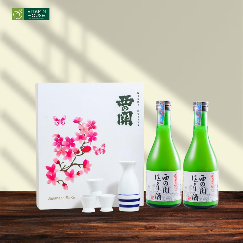 Rượu Sake Nishinoseki Nigori Zake (15%) - 300ml