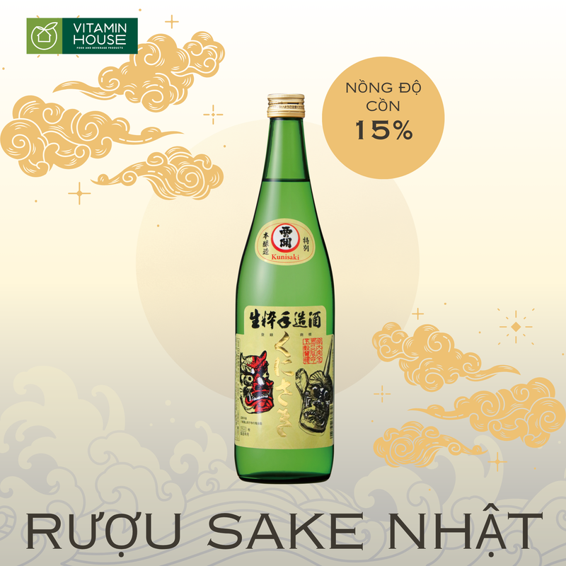 Rượu Sake NishinoSeki Kunisaki 720ml (15%) - 720ml