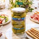 Oliu Xanh Có Hạt Green Cerignola Olives Glass Jar Ý Hộp 170g