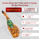 Deraza Iberico Đùi Trước Cebo Có Xương Tây Ban Nha (4-6kg)