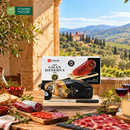 Đùi Heo Muối Mini Grand Reserva Với Nấm Truffle Kèm Bộ Dao Và Giá Đỡ TBN Gói 0.925Kg