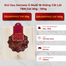 Đùi Sau Serrano Ủ Muối 16 tháng Cắt Lát TBN Gói 50g - 100g