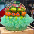 Giỏ Quà Trái Cây Kiwi, Nho, Táo Tân Gia Sung Túc