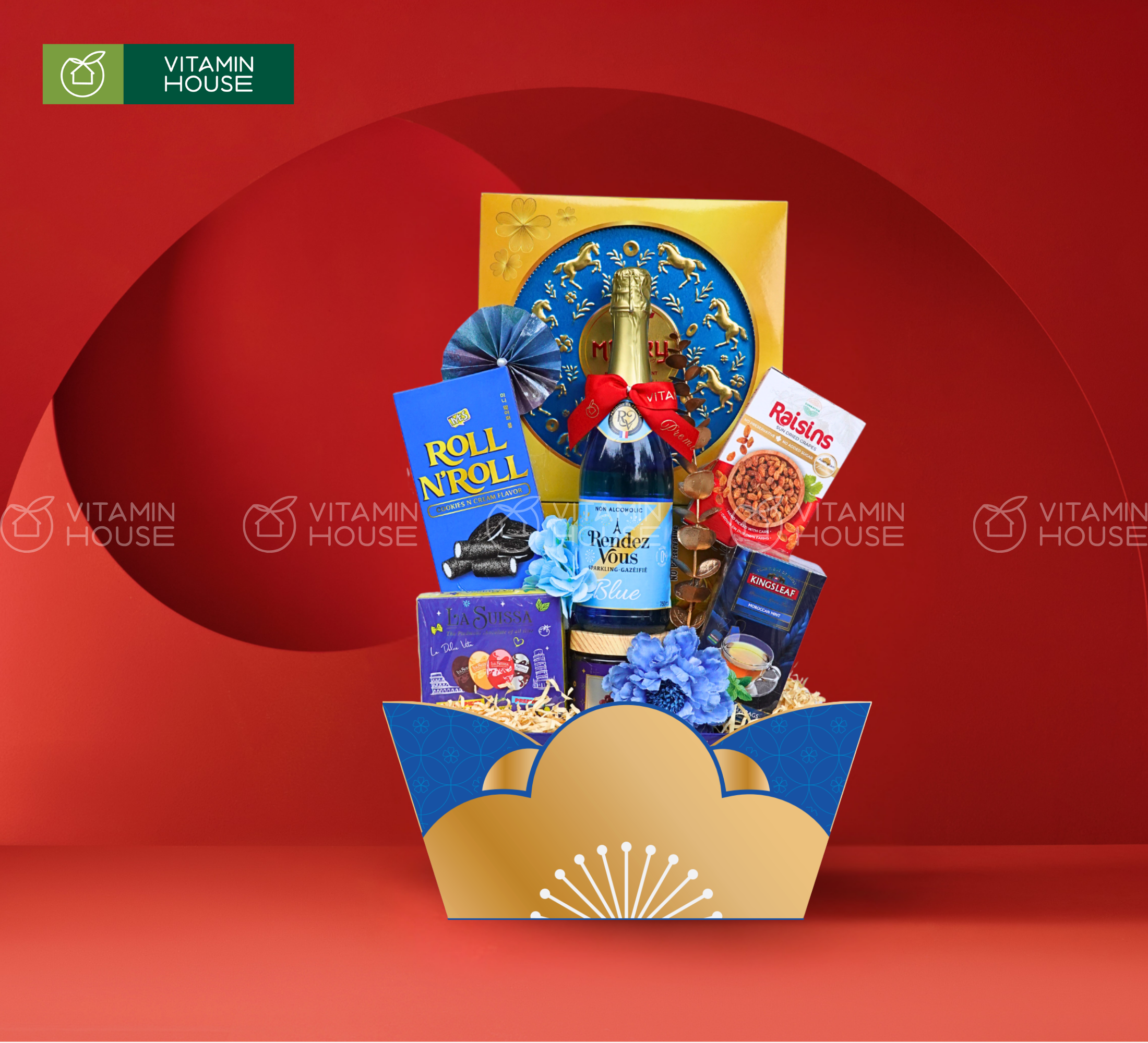 Giỏ Quà Tết Xuân Sum Vầy 15