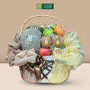 Giỏ Quà Trái Cây Dưa Lưới, Táo, Kiwi Đi Đám Giỗ