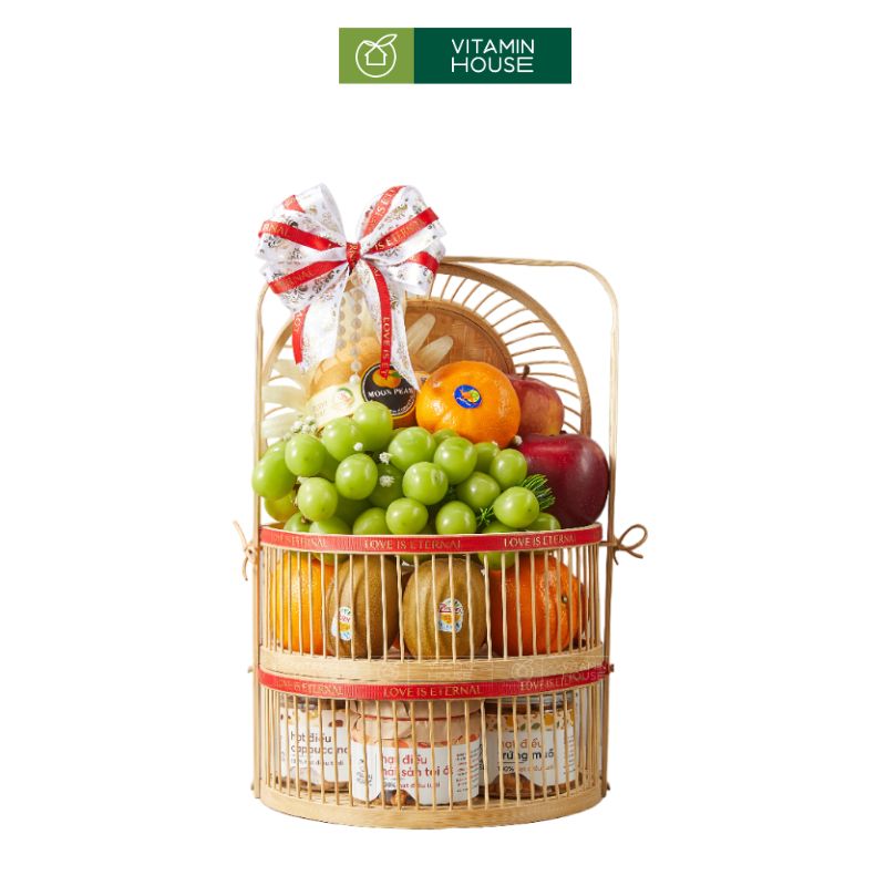 Giỏ Quà Trái Cây Quýt , Kiwi  Nhập Khẩu Tặng Người Lớn Tuổi Tặng Bác Sĩ