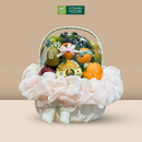 Giỏ Quà Trái Cây Nho, Kiwi, Lê Nhập Khẩu Tặng Ngày Của Mẹ Yêu
