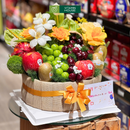 Giỏ Quà Trái Cây Táo Envy & Nho Xanh Sang Trọng Trang trí hoa tươi hình bánh sinh nhật Tặng Chị Em Phụ Nữ