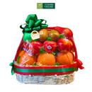 giỏ quà trái cây táo, envy, kiwi vàng và cam mỹ tặng bác sĩ chúc sức khỏe