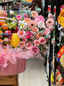 Giỏ Quà Trái Cây Nhập Khẩu & Hoa Tươi Tặng Mừng Sinh Nhật, Tặng Bác Sĩ ,Tân Gia - hoa tươi