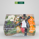 Giỏ Trái Cây nho, quýt úc, kiwi. Món Quà Ngọt Ngào Trong Ngày Vui