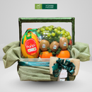 Giỏ Trái Cây Dưa Lưới, Nho Xanh trang trí đẹp mắt  Thay Lời Chúc Sức Khỏe Tặng Bác Sĩ 