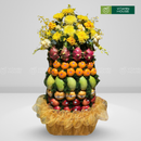 Giỏ Trái Cây Lê, Quýt, Xoài Dâng Hương, trang trí phù hợp để Dâng Lễ. Món quà Tịnh Tâm An Lạc