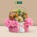 Giỏ Trái Cây Nho, Kiwi, Quýt Tặng Bạn Gái Kỷ Niệm Ngày Yêu