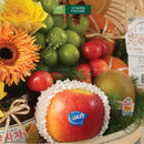 giỏ trái cây nho sữa, kiwi vafngm quýt úc và hoa tươi gửi tặng lời cảm ơn