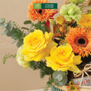 giỏ trái cây nho sữa, kiwi vafngm quýt úc và hoa tươi gửi tặng lời cảm ơn