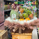 Giỏ Trái Cây Nho Xanh Gửi Tặng Bác Sĩ chúc sức khỏe thay cho Lời Cảm Ơn Từ Tấm Lòng