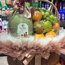 Giỏ Trái Cây Nho Xanh Gửi Tặng Bác Sĩ chúc sức khỏe thay cho Lời Cảm Ơn Từ Tấm Lòng