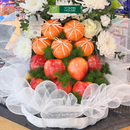 Giỏ Trái Cây Quýt, Táo trang trí phù hợp Dâng Hương Thành Tâm An Nhiên