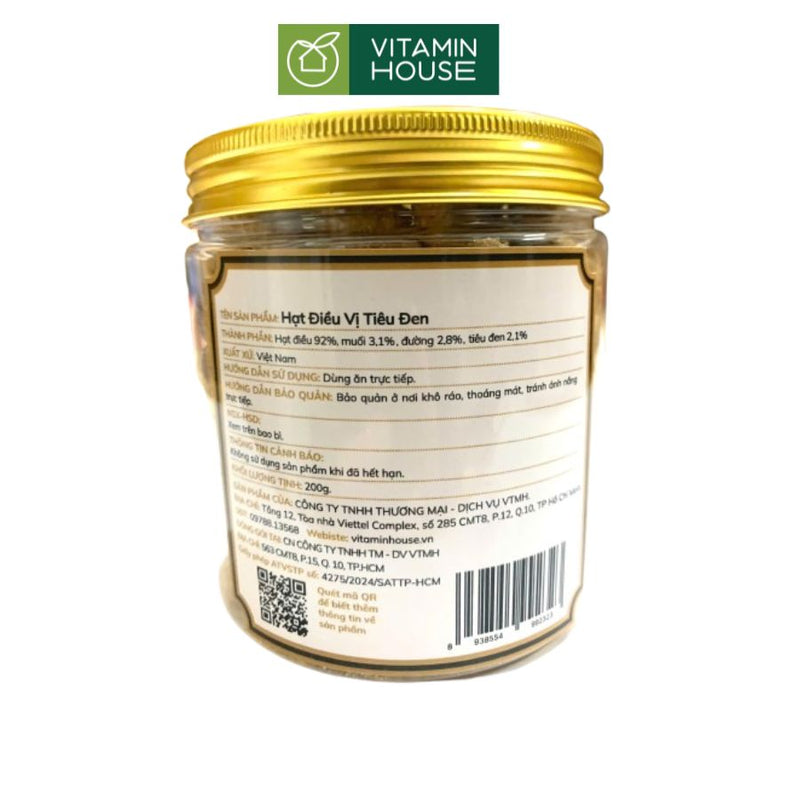 Hạt Điều Tẩm Vị Vitamin House 200g