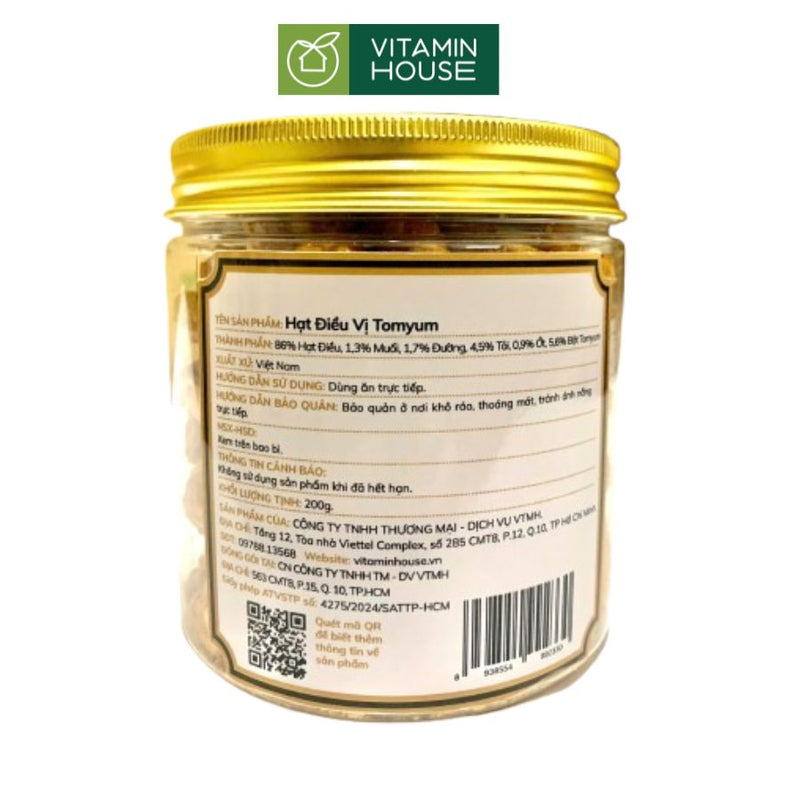 Hạt Điều Tẩm Vị Vitamin House 200g