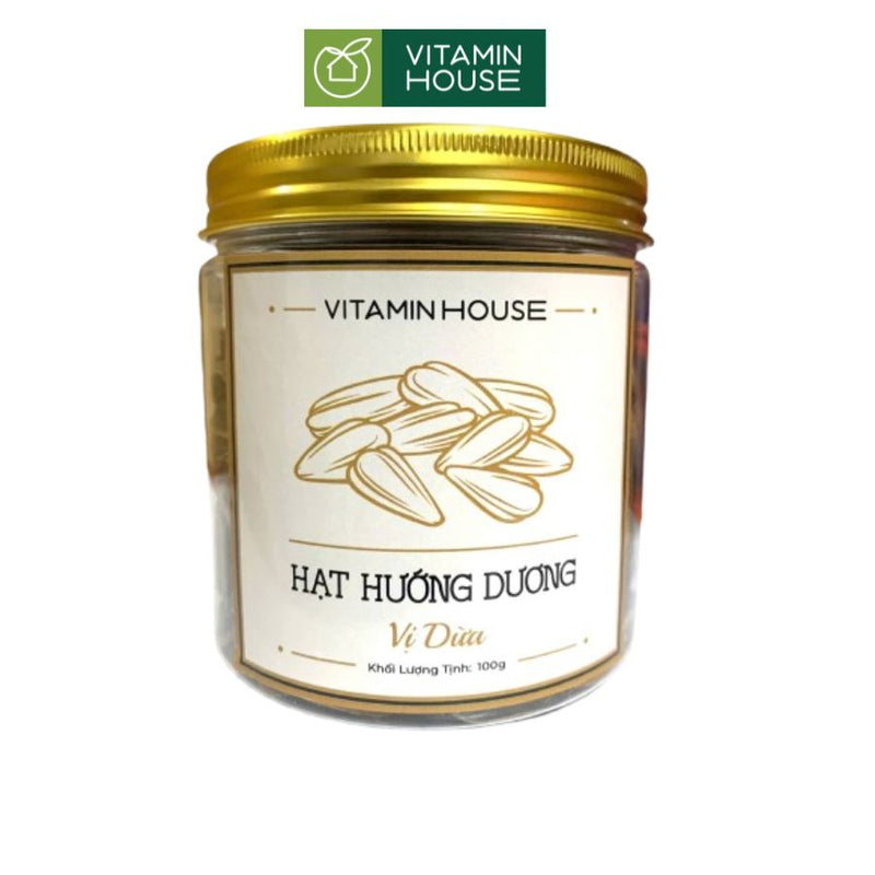 Hạt Hướng Dương Vị Dừa Vitamin House Hộp 100g