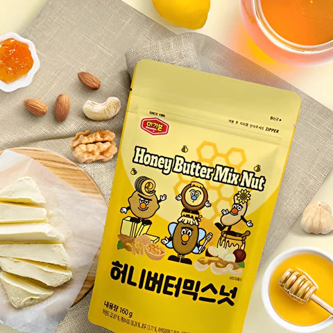 Hạt Tổng Hợp Tẩm Bơ Mật Ong Mix Nut HQ Gói 160g