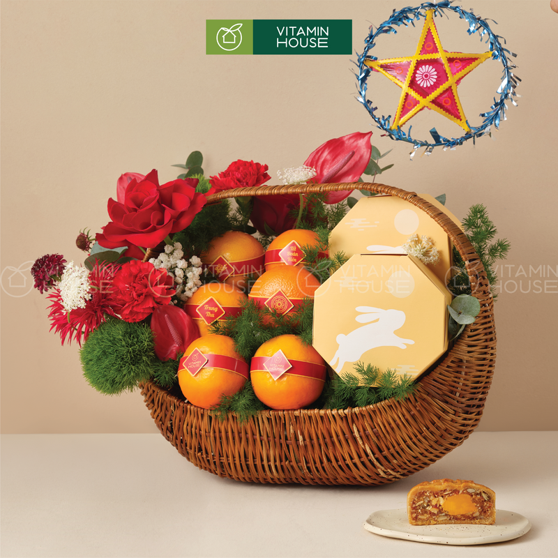 Giỏ Quà Bánh Trung Thu Trái Cây Tinh Tế Fusion Moon 5