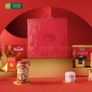 hộp quà Tết Mã Đáo Phú Quý 01 sang trọng mở hai bên