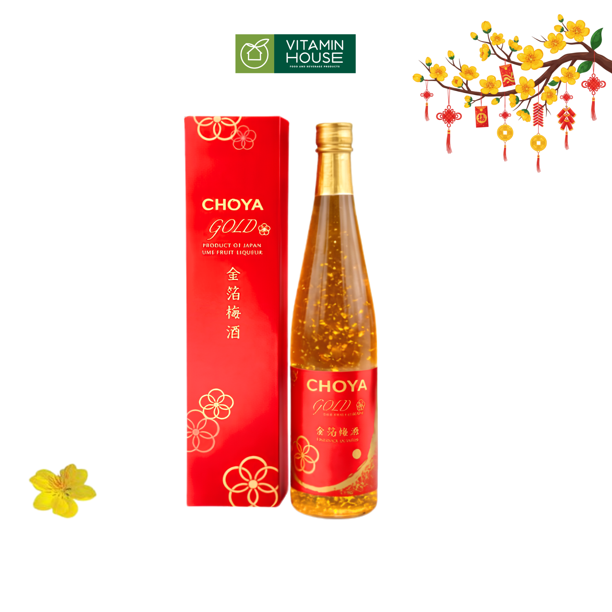 Rượu Mơ Choya Gold - 500ml