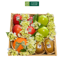 hộp quà trái cây cam, táo tặng bạn nữ ngày 8/3